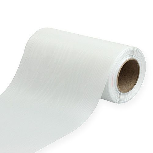 Floristik24 Wreath ribbon white 200mm 25m