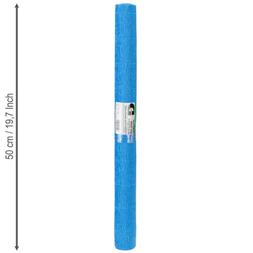 Product Crepe paper florist quality blue 50x250cm