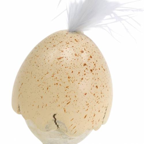 Product Chick in the eggshell white, cream 6cm 6pcs