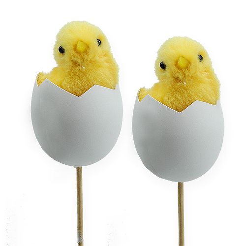 Floristik24 Easter plug chick 7cm 6pcs