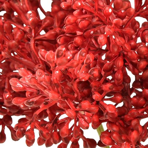 Floristik24 Artificial berries red decoration for Advent wreath 32cm 3 pieces in bunch