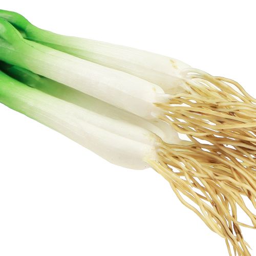 Product Artificial Spring Onions Decorative Vegetables L30cm 4 pcs