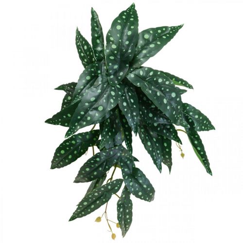 Floristik24 Artificial Begonia Artificial Plant Green, Dark Green 42×28cm