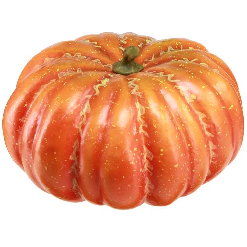 Artificial pumpkin in orange artificial vegetable autumn Ø27cm