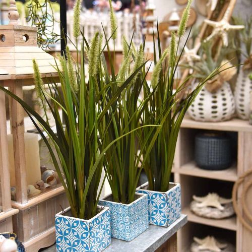 Floristik24 Artificial reed grass with root ball artificial plant H63cm