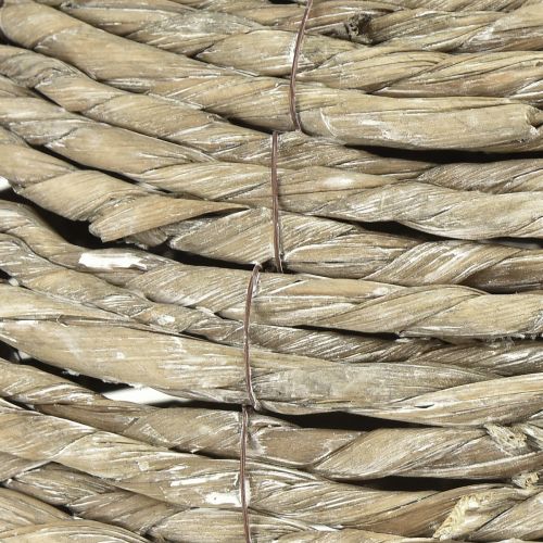 Product Ball for hanging straw ball grey washed Ø25cm