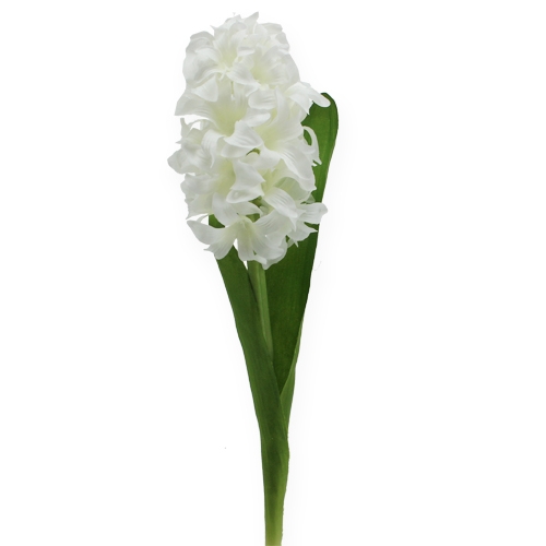 Floristik24 Silk flowers hyacinth white 33cm
