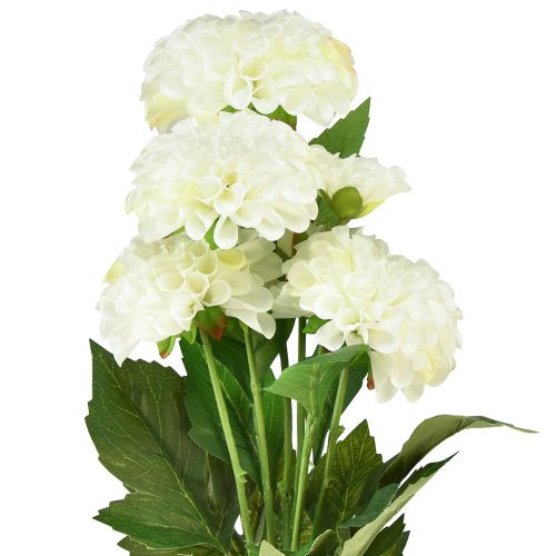 Product Artificial flowers decoration dahlias artificial white 50cm