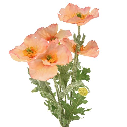 Product Artificial flowers artificial poppy decoration 35cm bunch 3pcs