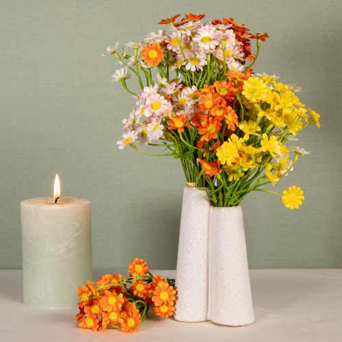 Product Artificial flower bouquet of chamomile for atmospheric seasonal decoration, 27cm, 3 pieces