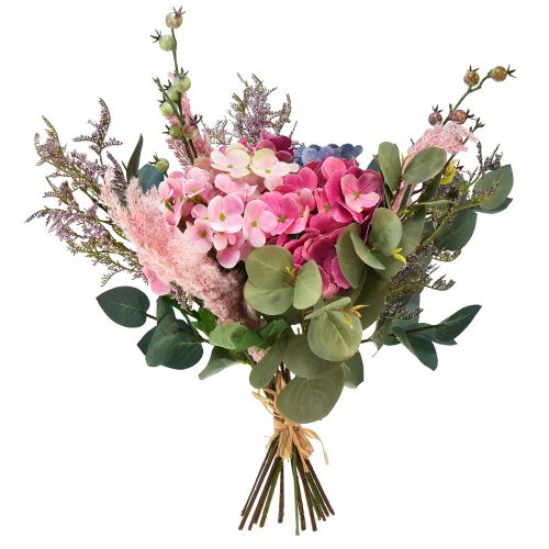Floristik24 Artificial flower bouquet Artificial hydrangeas Artificial flowers 50cm