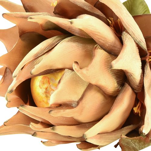 Product Artificial Plant Artichoke Cream Dry Look Ø15cm 73cm