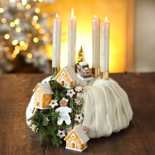 Product Gingerbread man decoration gingerbread woman for hanging H10.5cm 4pcs