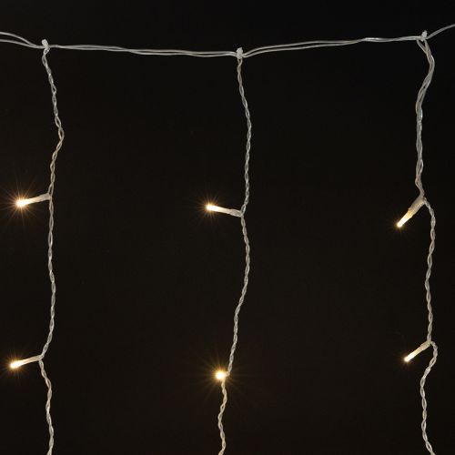 Light curtain 120 LED light chain warm white 100×180cm
