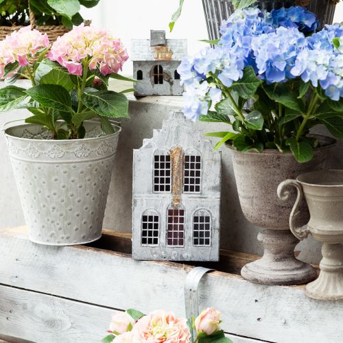 Product Light house tealight holder metal tealight house H25.5cm