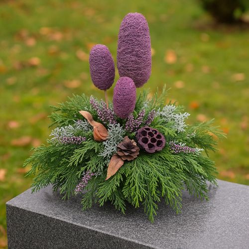 Luffa on a stem small dried decorative berry 5-12cm 25pcs