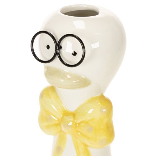 Set of 3 Ceramic Duck Figures with Glasses – 25cm Spring and Summer Decoration | Floristik24.co.uk