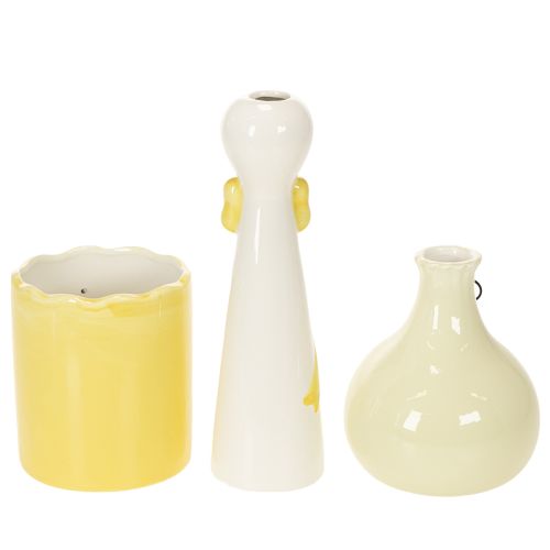 Set of 3 Ceramic Duck Figures with Glasses – 25cm Spring and Summer Decoration | Floristik24.co.uk