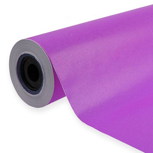 Floristik24 Cuff paper purple 25cm 100m
