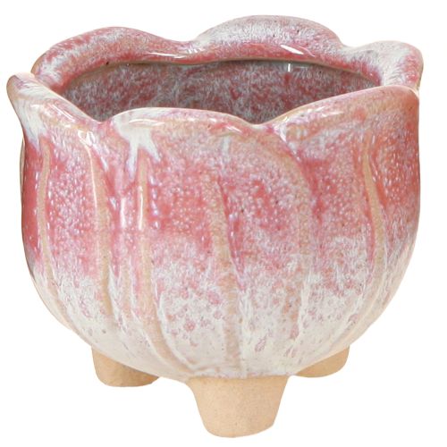 Mini planter ceramic pot flower assorted Ø8cm H7cm 3pcs