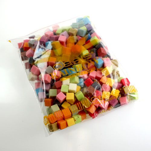 Floristik24 Wet floral foam mini-cubes colored colorful 300p