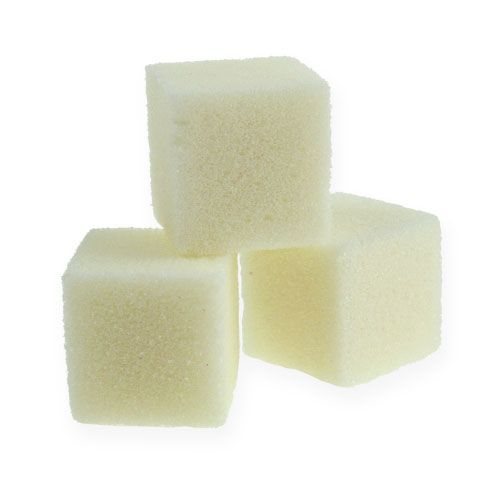 Floristik24 Wet foam mini-cube cream 300p