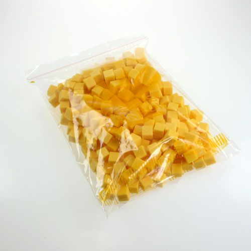 Floristik24 Wet stick foam mini cubes yellow 300pcs