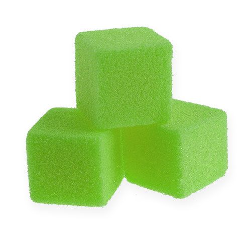 Floristik24 Wet Foam Mini-Cube Green 300p