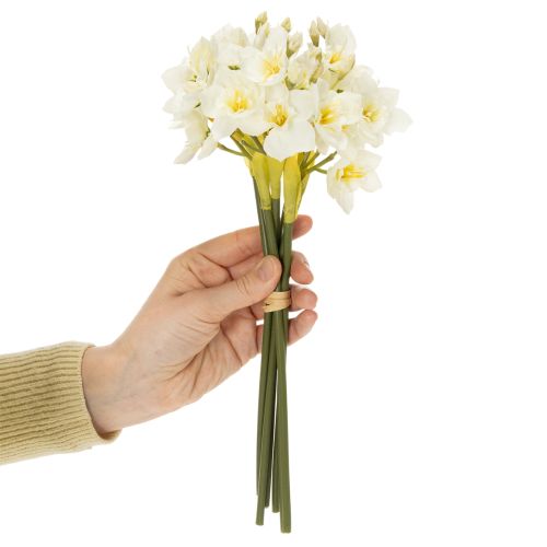 Product Daffodil branch for seasonal wedding arrangements, beautiful, 33cm, 6 pieces