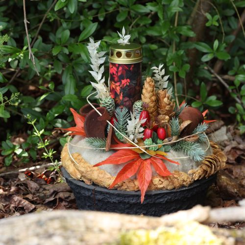 Product Oasis Black Biolit Plant Bowl Black Flower Bowl Ø35cm