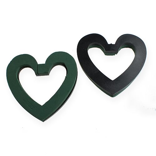 Product Floral foam heart open 22cm 4 pcs