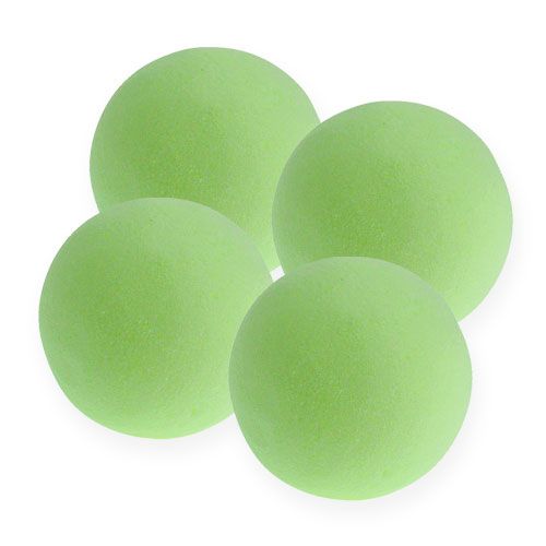 Floristik24 Foam balls green 9cm 4pcs