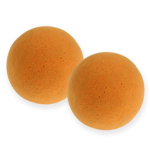 Floristik24 Floral Foam balls Orange 9cm 4pcs