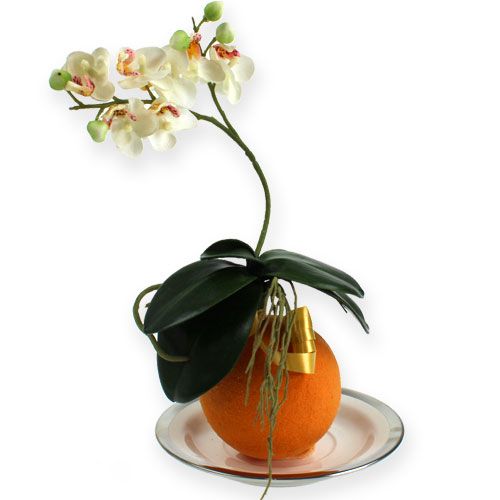 Floristik24 Floral Foam balls Orange 9cm 4pcs