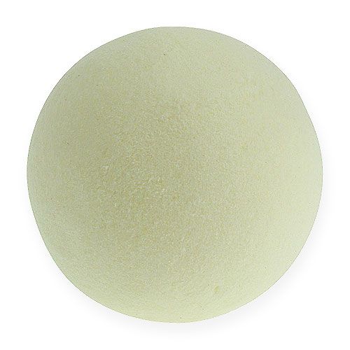 Floristik24 Foam balls cream 9cm 4pcs