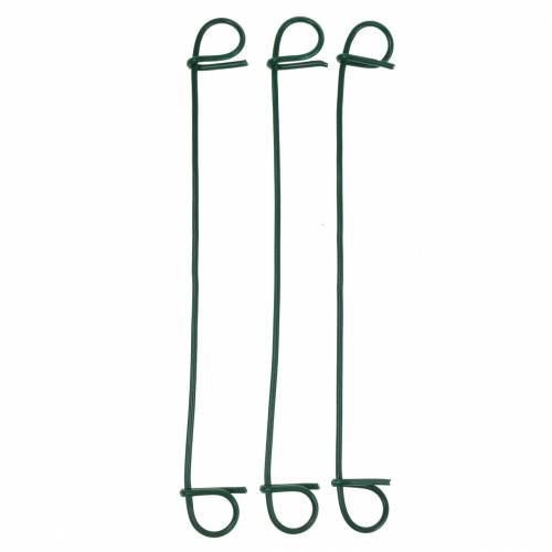 Floristik24 Eyelet binding wire green 1mm x 120mm 100p