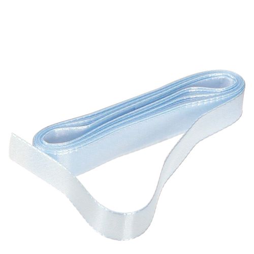Product Decorative ribbon gift ribbon light blue ribbon blue selvedge 15mm 3m 10 pcs