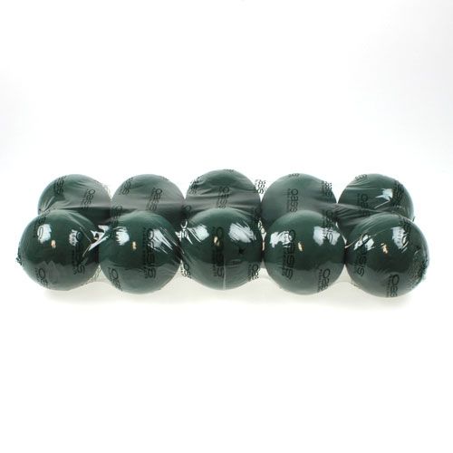 Product Floral foam ball mini dark green Ø9cm 10 pcs