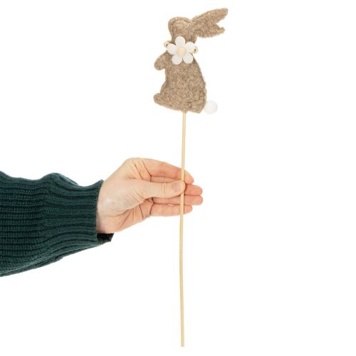 Product Easter bunny decorative figure for spring decorations and seasonal accents, 42cm, 8 pieces