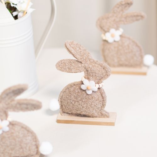 Product Easter Bunny Figurine Spring Animal Decoration for Living Room and Table 18cm 6pcs