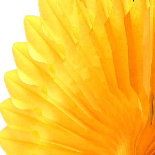 Floristik24 Flower Deco Honeycomb Yellow Ø40cm 4pcs
