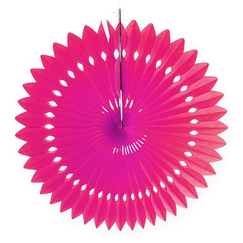 Floristik24 Party Deco honeycomb flower Pink Ø40cm 4pcs