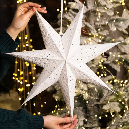 Product Paper stars for lighting up festive Christmas decorations
