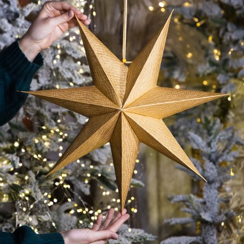 Product Festive paper stars for Advent and Christmas decorations