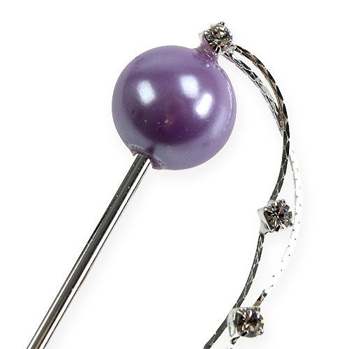 Floristik24 Decorative pin with pearl 11,5cm 6pcs