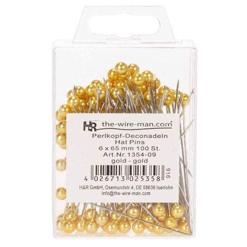 Pearl head needles Ø6mm 65mm