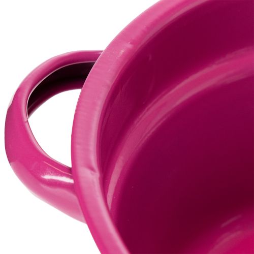 Product Metal planter, original design for sophisticated living spaces and stylish decoration, 17cm, 3 pieces