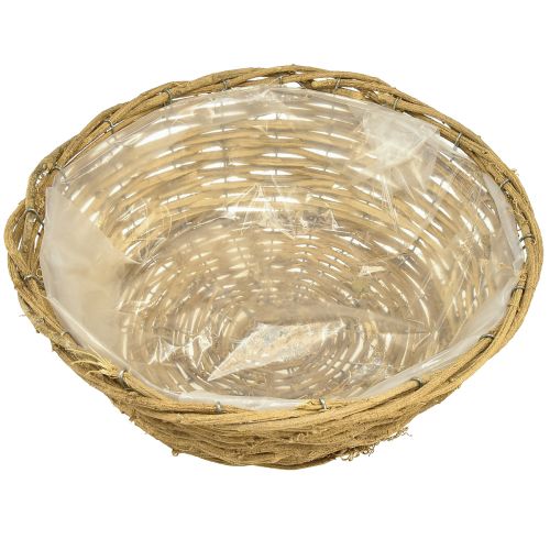 Product Plant bowl decorative bowl round natural vines Ø35cm H12cm