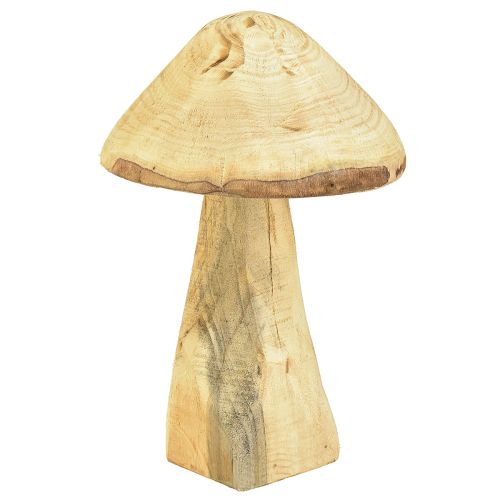 Floristik24 Natural decorative mushroom made of elm wood wooden mushroom 27cm