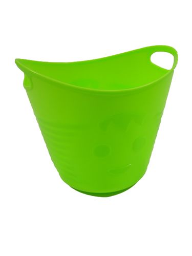 Product Plastic pots with handles 18pcs. 10,5cmx9cm green